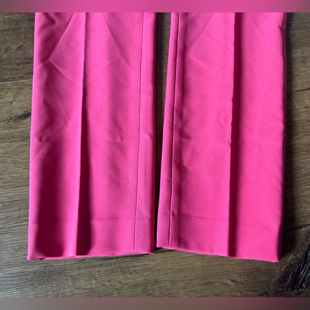TOMMY HILFIGER-NWT Women's Pink Cropped Trousers - Picture 5 of 14